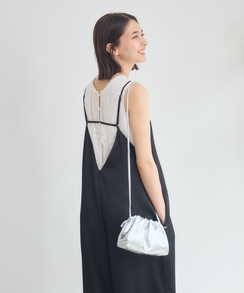 KATHARINE ROSS(キャサリンロス)の「【KATHARINE ROSS】ラップキャミサロペット(サロペット/オーバーオール・レディース・ブラック/ネイビー・MEDIUM)」の17枚目の写真