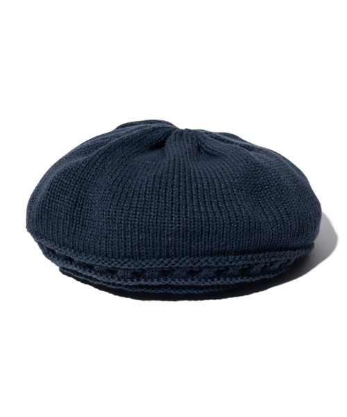 glamb（グラム）の「Reversible Knit Beret / リバーシブルニットベレー（ハンチング/ベレー帽・メンズ・ネイビー/ブラック・FREE）」の5枚目の写真