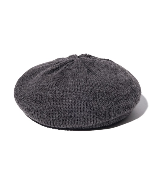 glamb（グラム）の「Reversible Knit Beret / リバーシブルニットベレー（ハンチング/ベレー帽・メンズ・ネイビー/ブラック・FREE）」の4枚目の写真