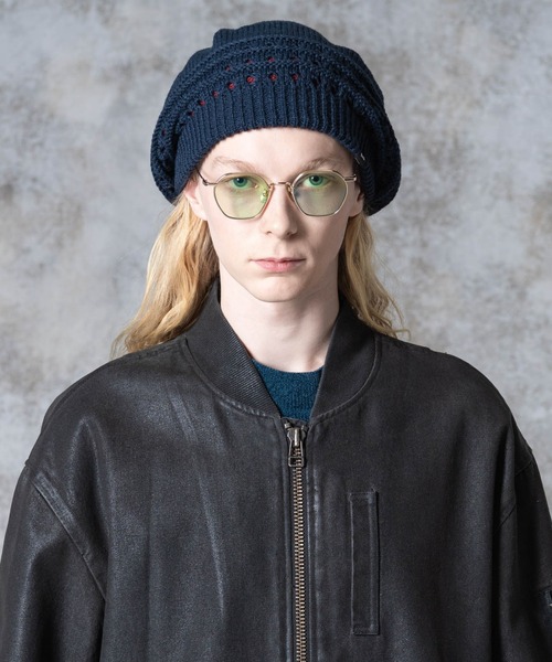 glamb（グラム）の「Reversible Knit Beret / リバーシブルニットベレー（ハンチング/ベレー帽・メンズ・ネイビー/ブラック・FREE）」の12枚目の写真