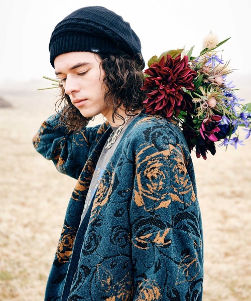 glamb（グラム）の「Reversible Knit Beret / リバーシブルニットベレー（ハンチング/ベレー帽・メンズ・ネイビー/ブラック・FREE）」の18枚目の写真