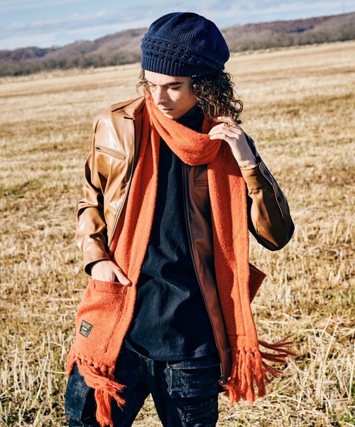 glamb（グラム）の「Reversible Knit Beret / リバーシブルニットベレー（ハンチング/ベレー帽・メンズ・ネイビー/ブラック・FREE）」の19枚目の写真