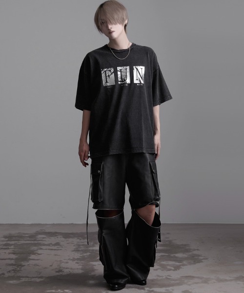 SILVER BULLET（シルバーバレット）の「『CavariA/キャバリア』スノーウォッシュ加工箔プリント半袖TEE（Tシャツ/カットソー・メンズ・C/B/A・L/M）」の8枚目の写真