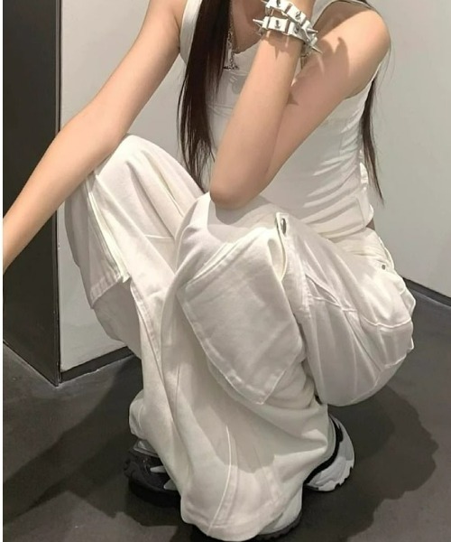 REBALANCE(リバランス)の「レディースデニムワークパンツ(デニムパンツ・レディース・A・LARGE/MEDIUM)」の5枚目の写真