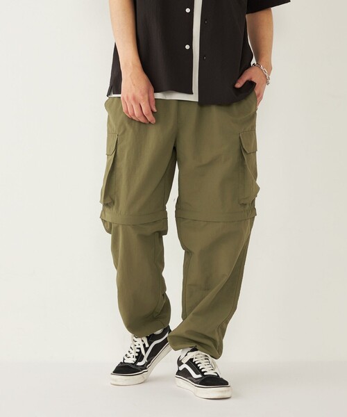 セール】SHIPS Colors:〈洗濯機可能〉コンバーチブル パンツ（カーゴ