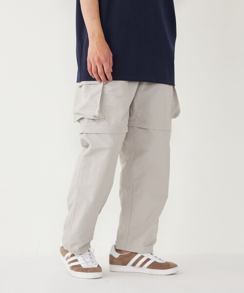 セール】SHIPS Colors:〈洗濯機可能〉コンバーチブル パンツ（カーゴ