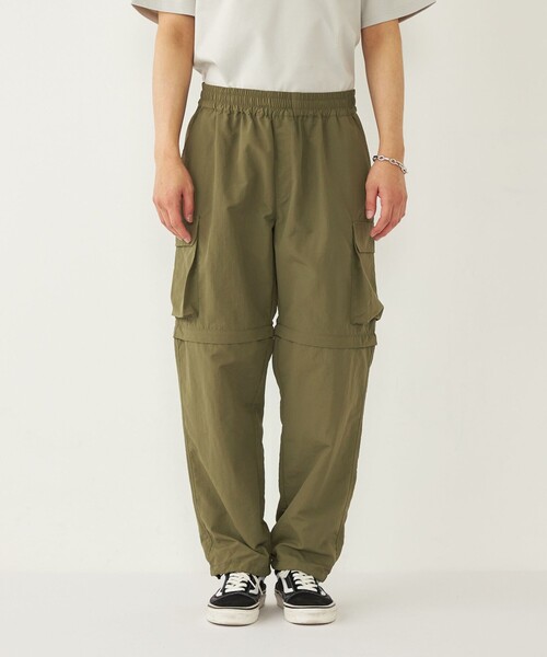 セール】SHIPS Colors:〈洗濯機可能〉コンバーチブル パンツ（カーゴ