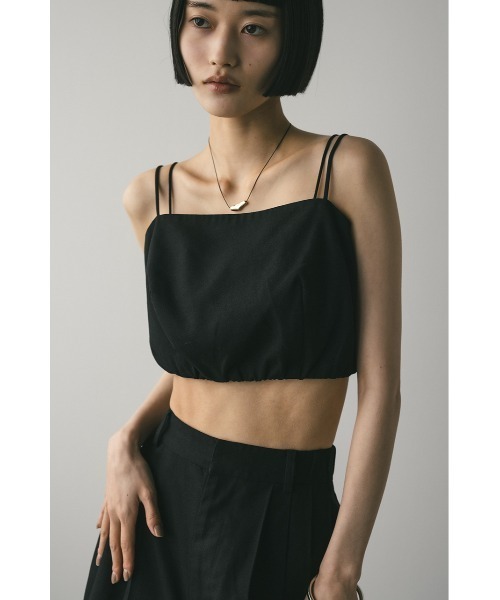 STYLEMIXER(スタイルミキサー)の「リネンミックスビスチェ(キャミソール・レディース・アイボリー/ブラック・SMALL/MEDIUM)」の13枚目の写真