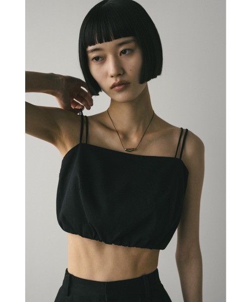 STYLEMIXER(スタイルミキサー)の「リネンミックスビスチェ(キャミソール・レディース・アイボリー/ブラック・SMALL/MEDIUM)」の14枚目の写真