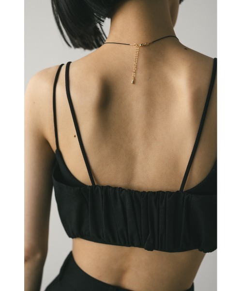 STYLEMIXER(スタイルミキサー)の「リネンミックスビスチェ(キャミソール・レディース・アイボリー/ブラック・SMALL/MEDIUM)」の16枚目の写真