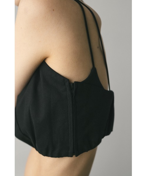STYLEMIXER(スタイルミキサー)の「リネンミックスビスチェ(キャミソール・レディース・アイボリー/ブラック・SMALL/MEDIUM)」の18枚目の写真