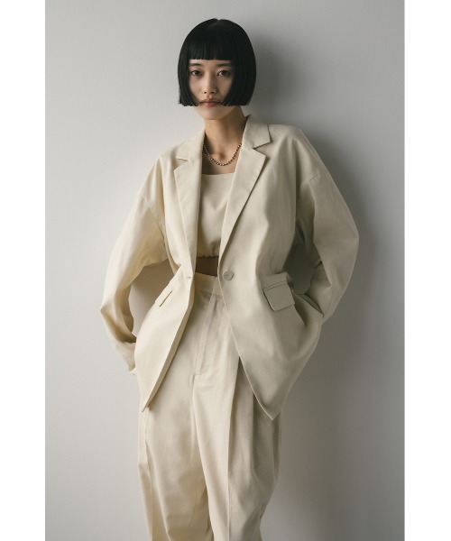 STYLEMIXER(スタイルミキサー)の「リネンミックスビスチェ(キャミソール・レディース・アイボリー/ブラック・SMALL/MEDIUM)」の6枚目の写真