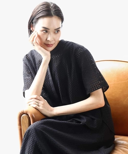 MICHEL  / ミッシェルクラン [セットアップ対応]エンブロイダリーレースブラウス MICHEL KLEIN｜[セットアップ対応]エンブロイダリーレース