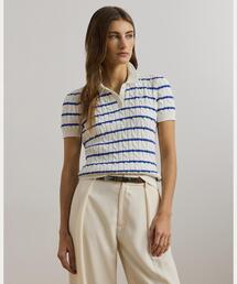 ローレンラルフローレン レディース 半袖 ニット トップス LAUREN RALPH LAUREN｜ローレン ラルフ ローレン（レディース