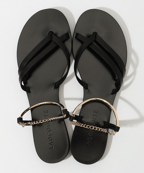 【新品未使用】LAOCOONTE フラットサンダル 37 LAOCOONTE フラットサンダル｜トゥモローランド 公式通販