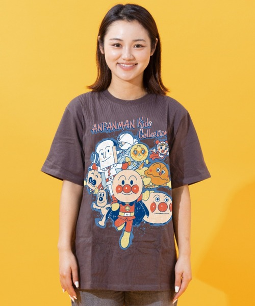 アンパンマンキッズコレクション みんなでお座り柄Tシャツ L 110cm みんなでお座り柄Tシャツ｜アイテム｜アンパンマンキッズ