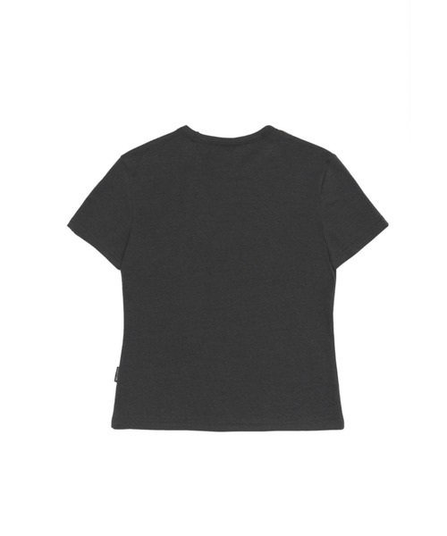 新品 sculptor クロップ Tシャツ 黒 赤 Mサイズ SCULPTOR Metallic Serif Logo Tee BLACK 22SU-I（スカルプター