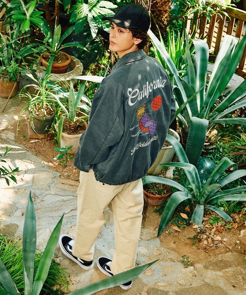 ムラサキスポーツ(ムラサキスポーツ)の「【ムラサキスポーツ限定】DEAR LAUREL/ディアローレル VIETNAM JACKET ジャケット D25F-0107(ブルゾン・メンズ・グレー/ブラウン・XL/L/M)」の8枚目の写真