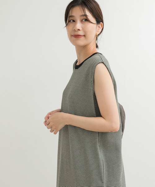 アデュートリステス　リネン羽織り&ノースリーブワンピセット⭐︎お値下げ致しました⭐︎ アデュートリステス リネン羽織り&ノースリーブワンピセット