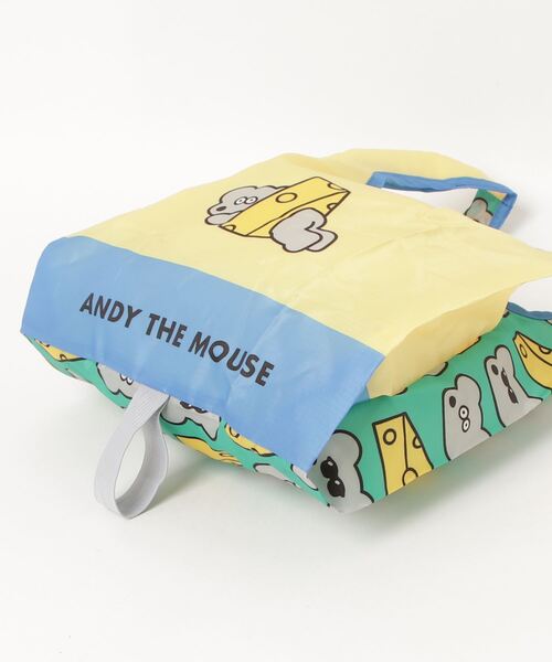 Andy(アンディ)の「【 ねずみのANDY 】エコバッグM LSI(エコバッグ/サブバッグ・レディース・イエロー・FREE)」の2枚目の写真