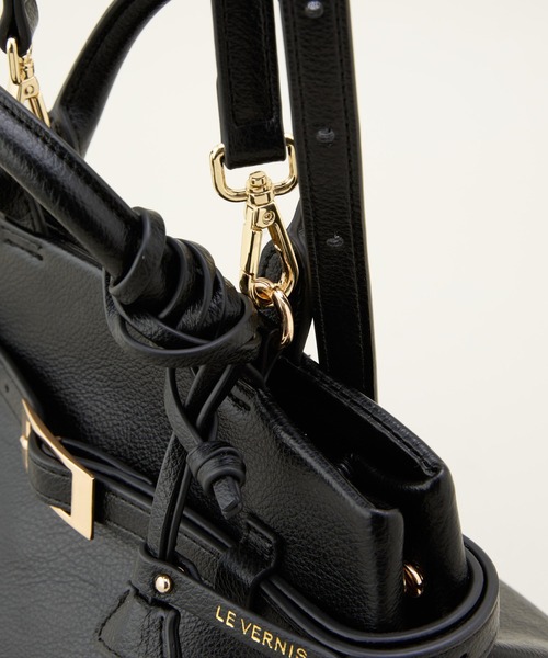 LE VERNIS（ル・ベルニ）の「LE VERNIS(ル・ベルニ) 【オケージョン対応】Poire Charm bag（ハンドバッグ・レディース・ブラウン/モカ/ブラック・FREE）」の9枚目の写真