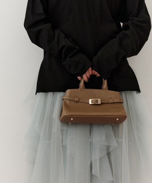 LE VERNIS（ル・ベルニ）の「LE VERNIS(ル・ベルニ) 【オケージョン対応】Poire Charm bag（ハンドバッグ・レディース・ブラウン/モカ/ブラック・FREE）」の22枚目の写真