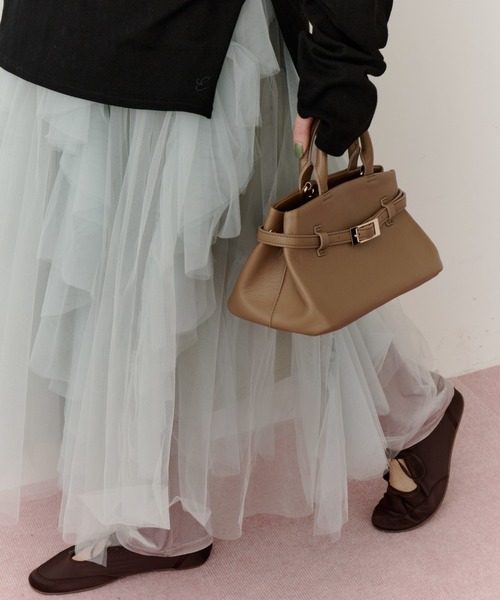 LE VERNIS（ル・ベルニ）の「LE VERNIS(ル・ベルニ) 【オケージョン対応】Poire Charm bag（ハンドバッグ・レディース・ブラウン/モカ/ブラック・FREE）」の20枚目の写真