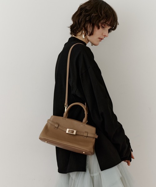 LE VERNIS（ル・ベルニ）の「LE VERNIS(ル・ベルニ) 【オケージョン対応】Poire Charm bag（ハンドバッグ・レディース・ブラウン/モカ/ブラック・FREE）」の19枚目の写真