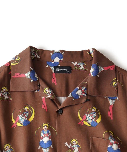 Subciety(サブサエティ)の「Moon light aloha shirt(シャツ/ブラウス・メンズ・ピンク/ブラウン/ブラック・X-LARGE/LARGE/MEDIUM/SMALL)」の13枚目の写真