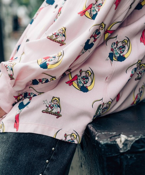 Subciety(サブサエティ)の「Moon light aloha shirt(シャツ/ブラウス・メンズ・ピンク/ブラウン/ブラック・X-LARGE/LARGE/MEDIUM/SMALL)」の11枚目の写真