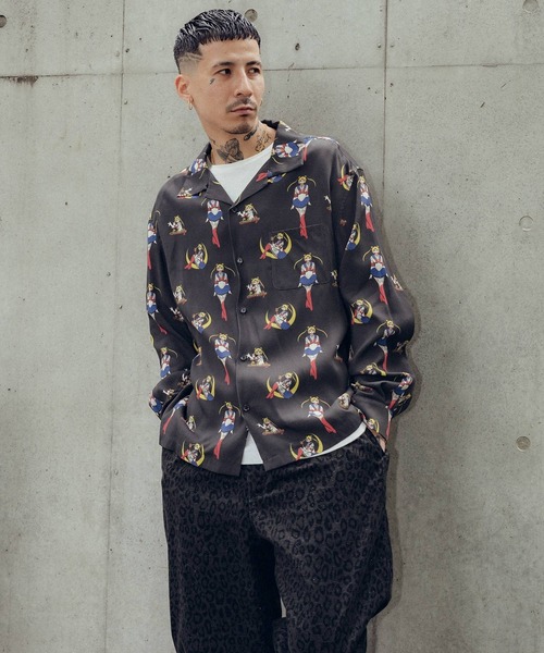 Subciety(サブサエティ)の「Moon light aloha shirt(シャツ/ブラウス・メンズ・ピンク/ブラウン/ブラック・X-LARGE/LARGE/MEDIUM/SMALL)」の7枚目の写真