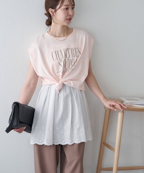 チャコット　チュチュ　サイズSB 袖付き　美品　レース・ビーズ装 XS-Lサイズあり【SETTAN/セッタン】総レース/ Vネック/ ショート