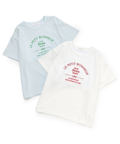 pom ponette Tシャツ ヘムシャツレイヤードライクTシャツ（Tシャツ） | pom ponette