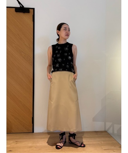 tシャツ COLUMN / スパングル タンクトップ「PERMANENT」 レディース COLUMN / スパングル タンクトップ＜PERMANENT＞（Tシャツ
