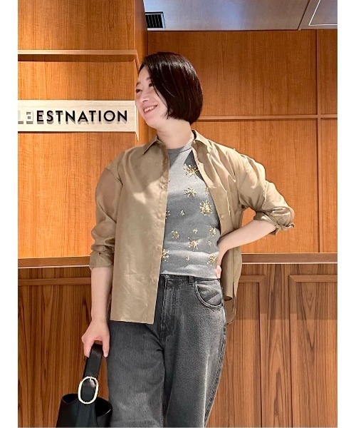tシャツ COLUMN / スパングル タンクトップ「PERMANENT」 レディース COLUMN / スパングル タンクトップ＜PERMANENT＞（Tシャツ