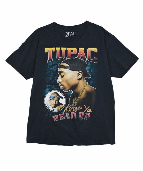 USED】TUPAC/2PAC “Keep Ya Head Up” ラップ バンド Tシャツ（T