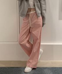 ウエストフリル ドロストルーズパンツ