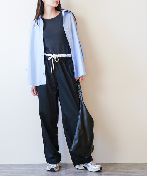 gossip!ロサンゼルス(ゴシップロサンゼルス)の「ウエストフリル ドロストルーズパンツ(その他パンツ・レディース・ブラック/チェック/ピンク・FREE)」の10枚目の写真