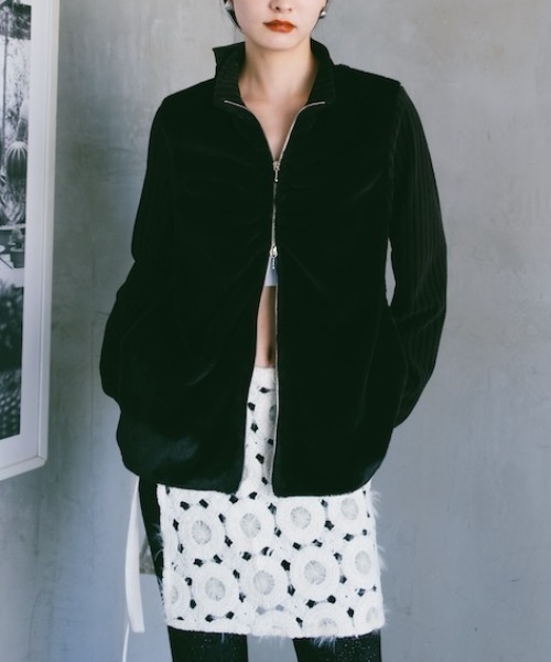 Fur Docking Zip Top/ファードッキングジップトップ