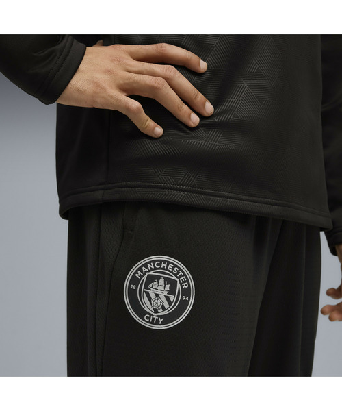 PUMA(プーマ)の「PUMA プーマ メンズ マンチェスターシティ FC トレーニング Wポケッツ パン(その他パンツ・メンズ・ブラック×シルバー/ネイビー・X-LARGE/LARGE/SMALL/MEDIUM/X-SMALL)」の3枚目の写真