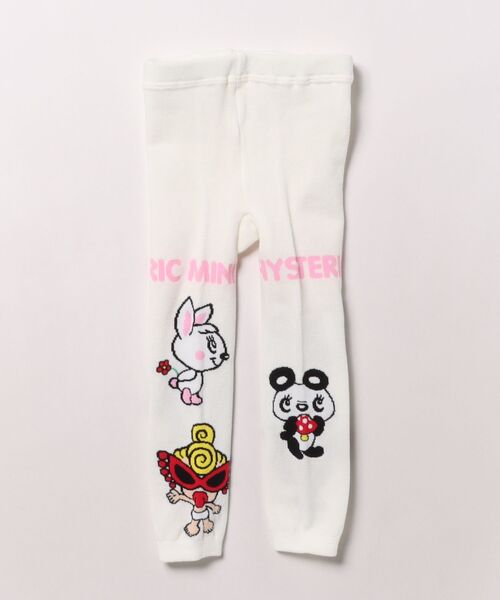 HYSTERIC MINI(ヒステリックミニ)の「LOVELY FRIENDS JQ レギンス(その他パンツ・キッズ・ホワイト/レモンイエロー/ブラック・70-80cm/90-100cm)」の1枚目の写真
