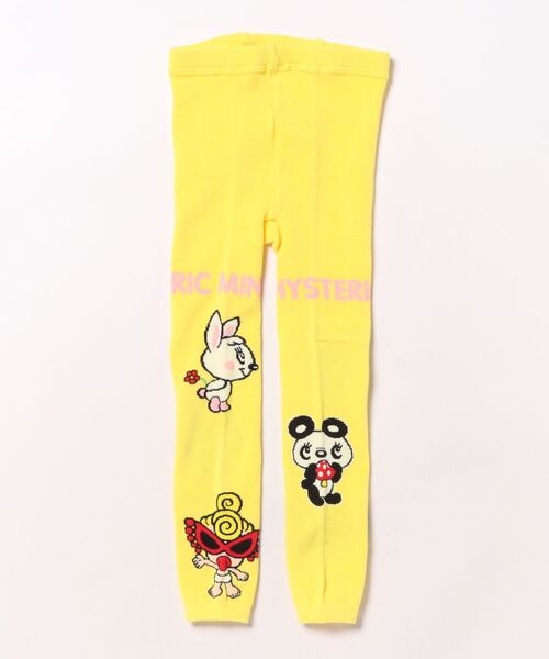 HYSTERIC MINI(ヒステリックミニ)の「LOVELY FRIENDS JQ レギンス(その他パンツ・キッズ・ホワイト/レモンイエロー/ブラック・70-80cm/90-100cm)」の3枚目の写真