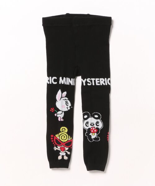 HYSTERIC MINI(ヒステリックミニ)の「LOVELY FRIENDS JQ レギンス(その他パンツ・キッズ・ホワイト/レモンイエロー/ブラック・70-80cm/90-100cm)」の2枚目の写真