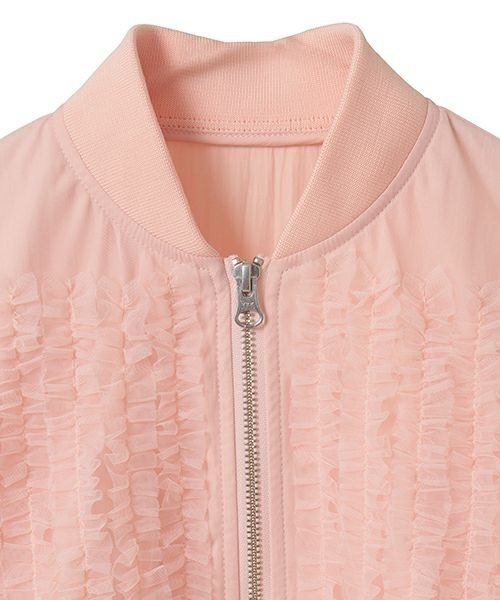 Candy Stripper（キャンディストリッパー）の「OVERLAPPED FRILL ブルゾン（ブルゾン・レディース・スモークピンク/ブラック/オフホワイト・FREE）」の19枚目の写真