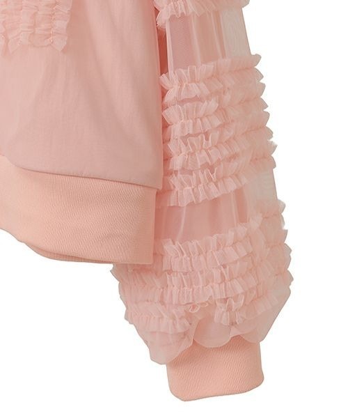 Candy Stripper（キャンディストリッパー）の「OVERLAPPED FRILL ブルゾン（ブルゾン・レディース・スモークピンク/ブラック/オフホワイト・FREE）」の20枚目の写真