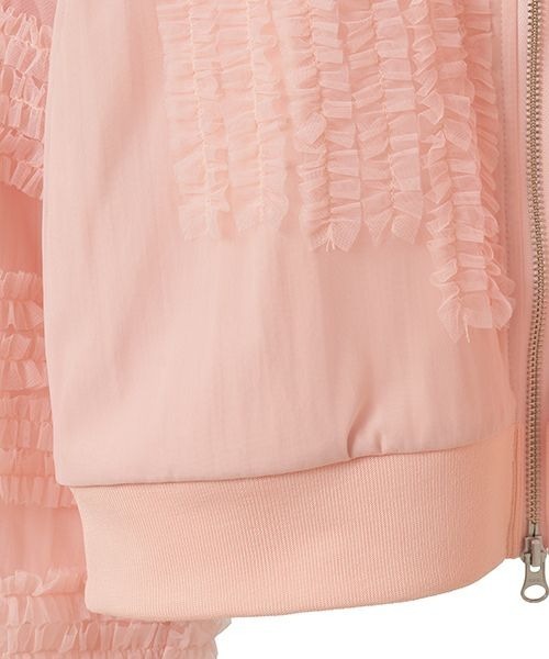 Candy Stripper（キャンディストリッパー）の「OVERLAPPED FRILL ブルゾン（ブルゾン・レディース・スモークピンク/ブラック/オフホワイト・FREE）」の21枚目の写真