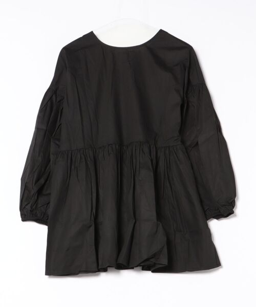 VIBGYOR(ヴィブジョー)の「FReePLACe/フレア ブラウス X12572(シャツ/ブラウス・レディース・ブラック・FREE)」の3枚目の写真