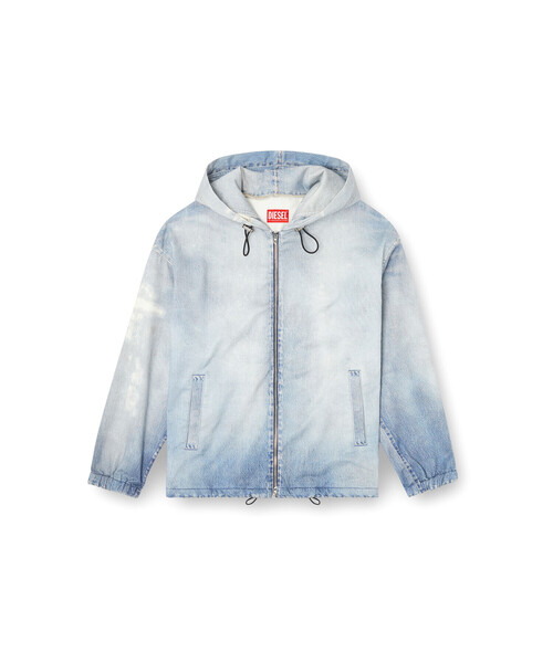 DIESEL（ディーゼル）の「メンズ ジョグ ブルゾン D-WYNNY JOGG（ブルゾン・メンズ・ライトインディゴブルー・SMALL/MEDIUM/LARGE/X-LARGE/XX-LARGE/X-SMALL）」の6枚目の写真