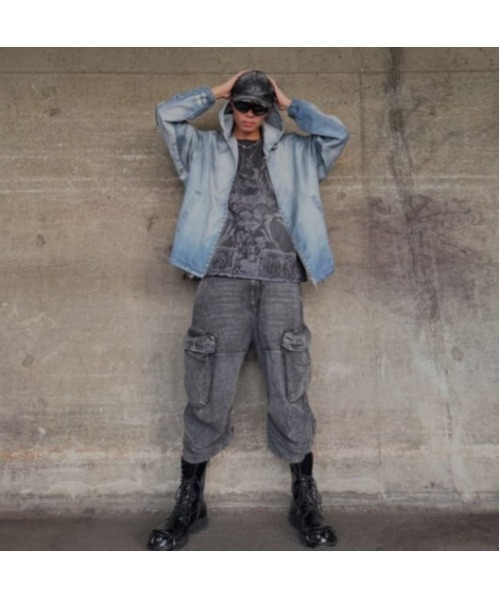 DIESEL（ディーゼル）の「メンズ ジョグ ブルゾン D-WYNNY JOGG（ブルゾン・メンズ・ライトインディゴブルー・SMALL/MEDIUM/LARGE/X-LARGE/XX-LARGE/X-SMALL）」の8枚目の写真
