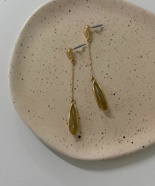 CAPRICIEUX LE'MAGE（カプリシューレマージュ）の「〈GOLDY/ゴールディ〉ドロップコンビピアス（ピアス（両耳用）・レディース・シルバー/ゴールド・FREE）」の6枚目の写真